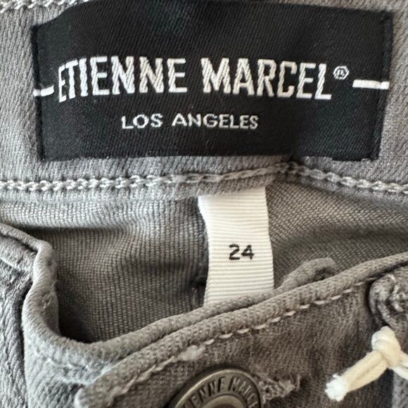Etienne Marcel Women’s 24 Gray Skinny Jeans NWT - Picture 6 of 11